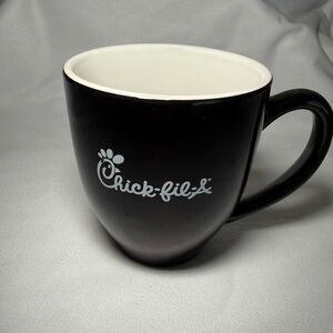 Chick-Fil-A Black and White Coffee Cup Mug